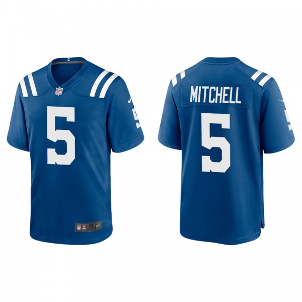 Men's Adonai Mitchell Indianapolis Colts Royal Gam...