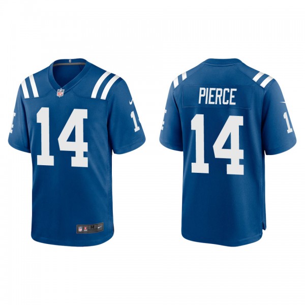 Men's Indianapolis Colts Alec Pierce Royal Game Je...