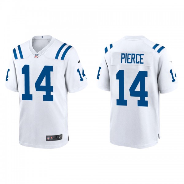 Men's Indianapolis Colts Alec Pierce White Game Je...