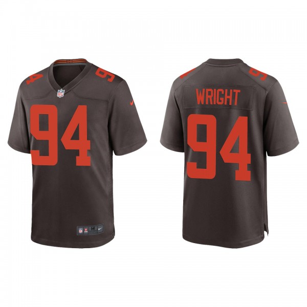 Men's Cleveland Browns Alex Wright Brown 2022 NFL ...