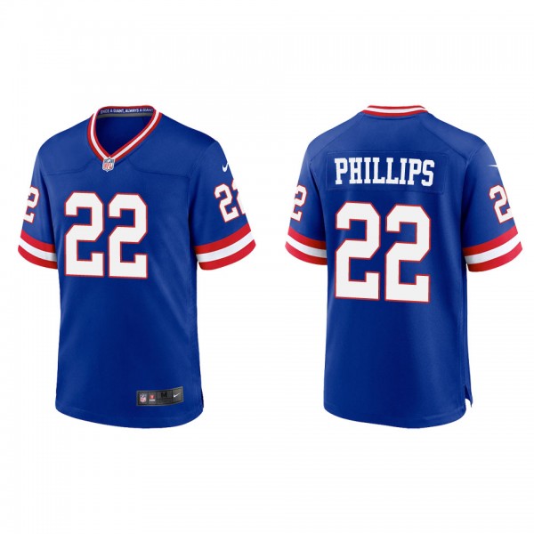 Men's Andru Phillips New York Giants Royal Classic...