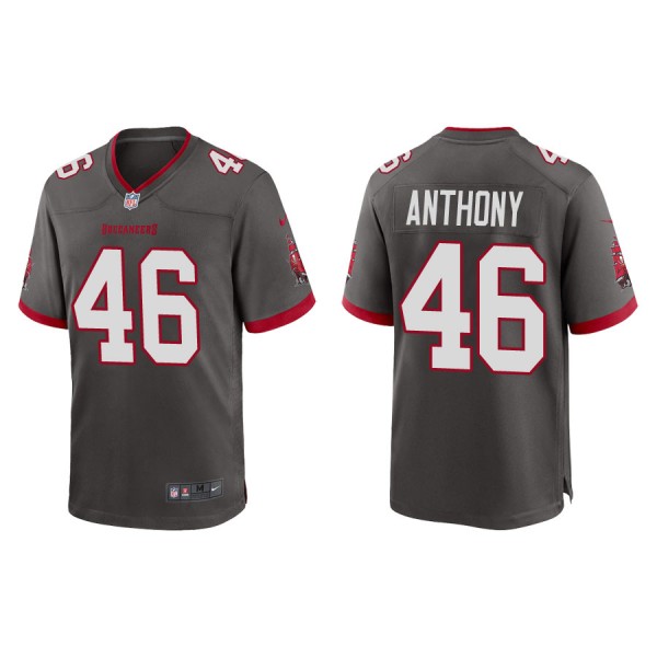 Anthony Buccaneers Pewter Alternate Game Jersey