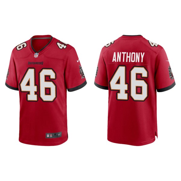 Anthony Buccaneers Red Game Jersey