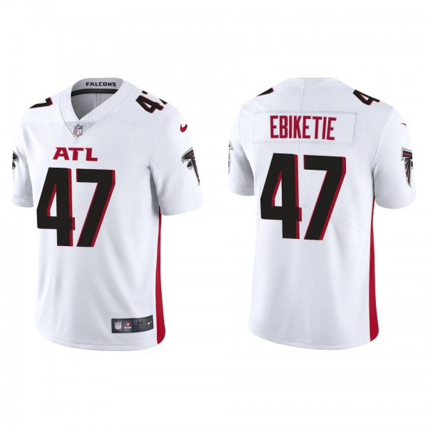 Men's Atlanta Falcons Arnold Ebiketie White Vapor ...