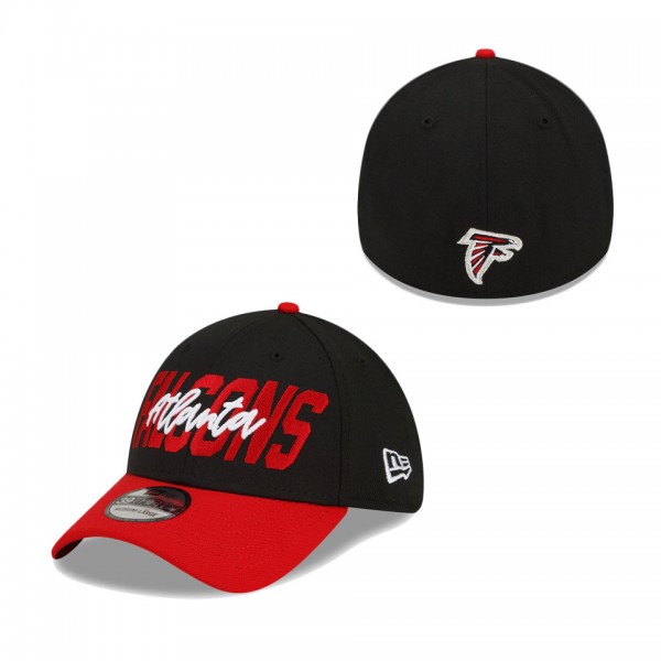 Men's Atlanta Falcons New Era Black Red 2022 NFL D...