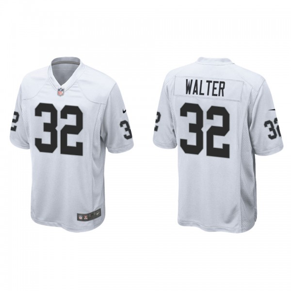 Men's Las Vegas Raiders Austin Walter White Game J...
