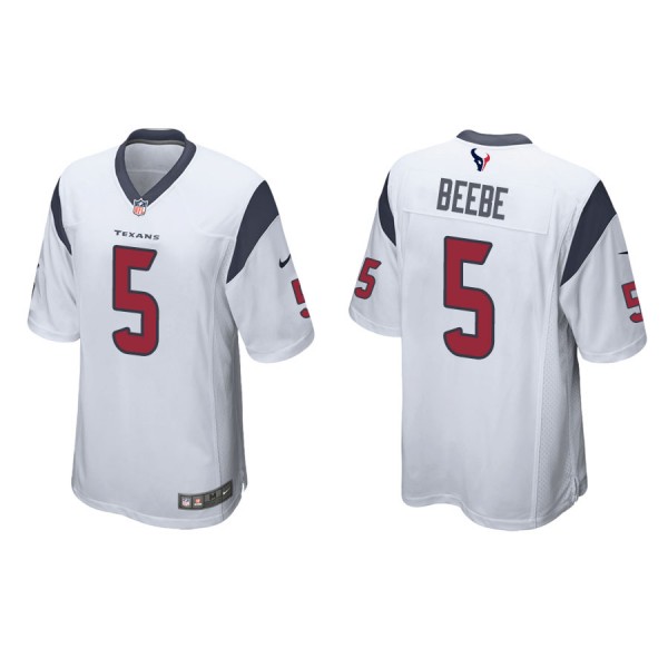 Beebe Texans White Game Jersey