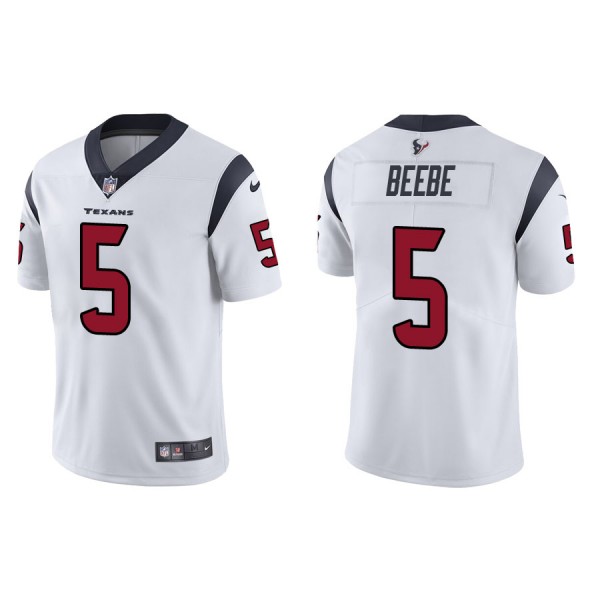 Beebe Texans White Vapor Limited Jersey