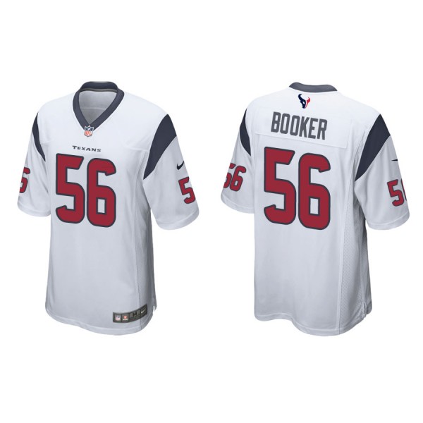 Booker Texans White Game Jersey