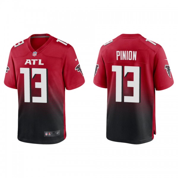 Men's Atlanta Falcons Bradley Pinion Red Game Jersey
