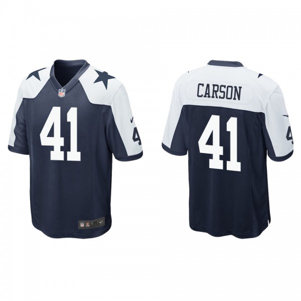 Men's Caelen Carson Dallas Cowboys Navy Alternate ...