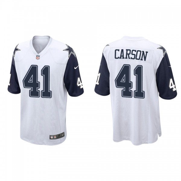 Men's Caelen Carson Dallas Cowboys White Alternate...