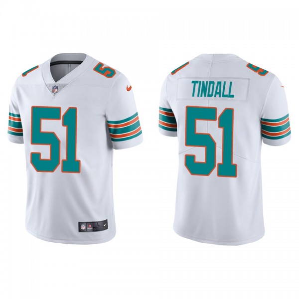 Men's Miami Dolphins Channing Tindall White 2022 N...