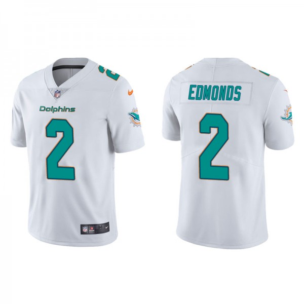 Men's Miami Dolphins Chase Edmonds White Vapor Lim...