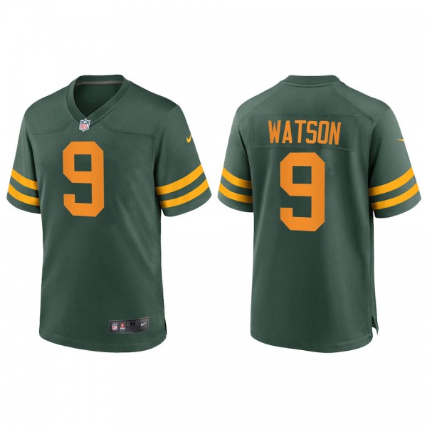 Men's Green Bay Packers Christian Watson Green 2022 NFL Draft Alternate Game Jersey