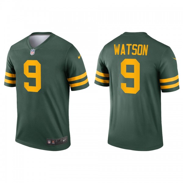 Men's Green Bay Packers Christian Watson Green 2022 NFL Draft Alternate Legend Jersey