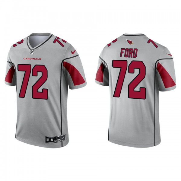 Men's Arizona Cardinals Cody Ford Silver Inverted ...
