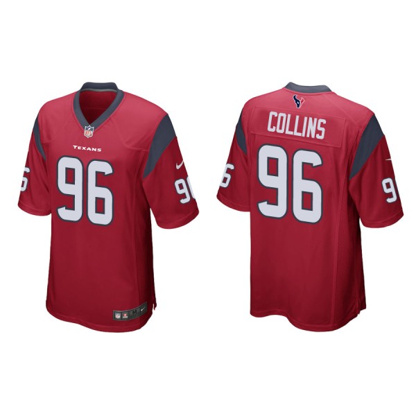Collins Texans Red Game Jersey