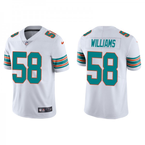 Men's Miami Dolphins Connor Williams White Alterna...