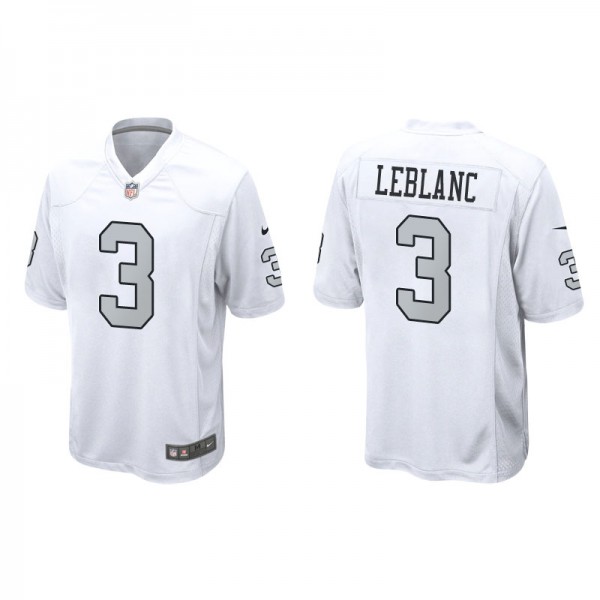Men's Las Vegas Raiders Cre'Von LeBlanc White Alte...