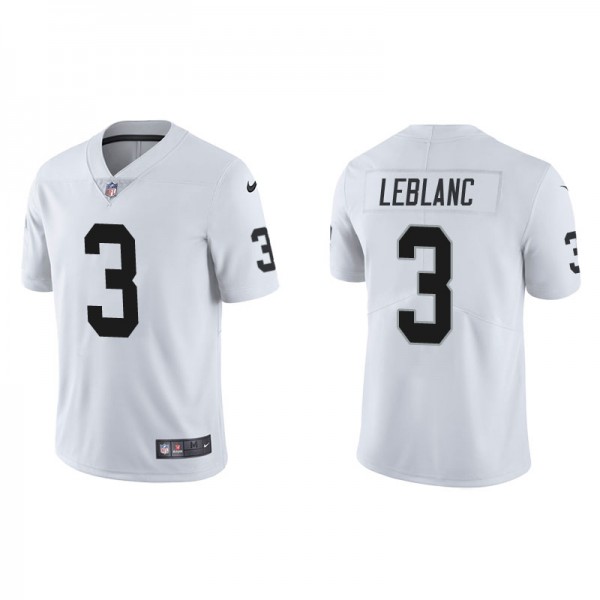 Men's Las Vegas Raiders Cre'Von LeBlanc White Vapo...