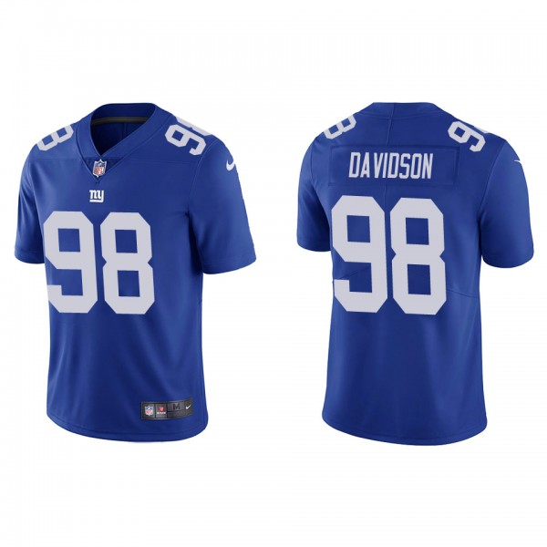 Men's New York Giants D.J. Davidson Blue 2022 NFL ...