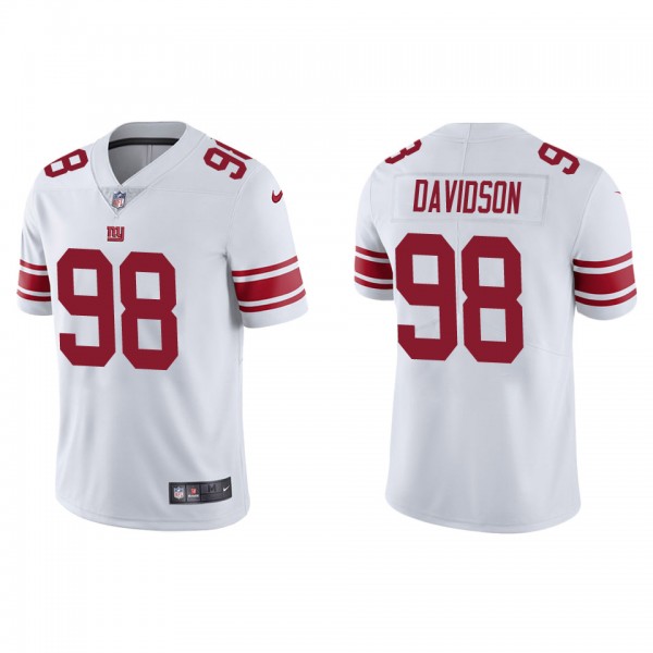 Men's New York Giants D.J. Davidson White 2022 NFL...
