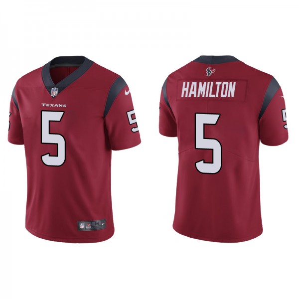 Men's Houston Texans DaeSean Hamilton Red Vapor Li...