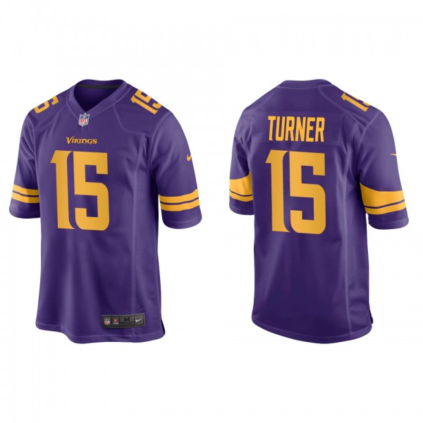 Men's Dallas Turner Minnesota Vikings Purple Alter...