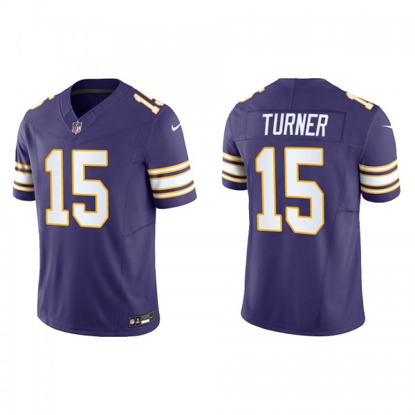 Men's Dallas Turner Minnesota Vikings Purple Class...