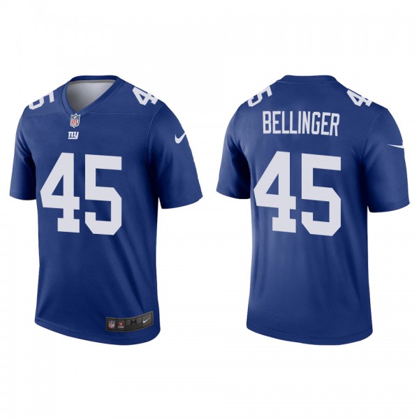 Men's New York Giants Daniel Bellinger Royal 2022 ...