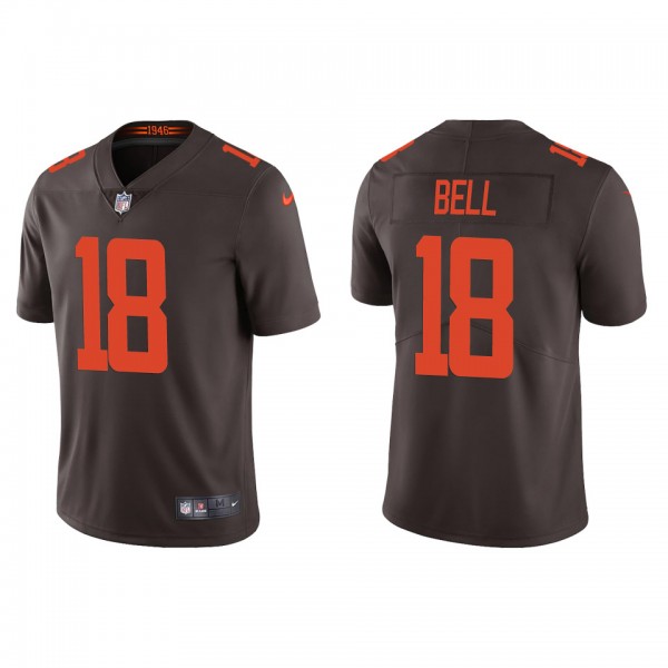 Men's Cleveland Browns David Bell Brown 2022 NFL Draft Alternate Vapor Limited Jersey