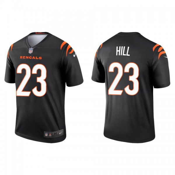 Men's Cincinnati Bengals Daxton Hill Black 2022 NFL Draft Legend Jersey