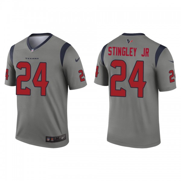 Men's Houston Texans Derek Stingley Jr. Gray 2022 ...