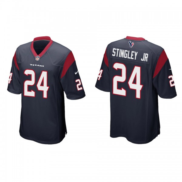 Men's Houston Texans Derek Stingley Jr. Navy 2022 ...