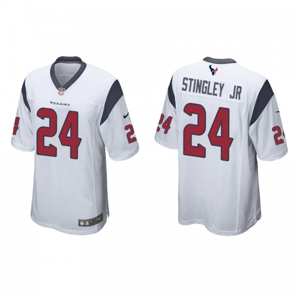 Men's Houston Texans Derek Stingley Jr. White 2022...