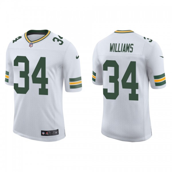 Men's Green Bay Packers Dexter Williams White Vapor Limited Jersey