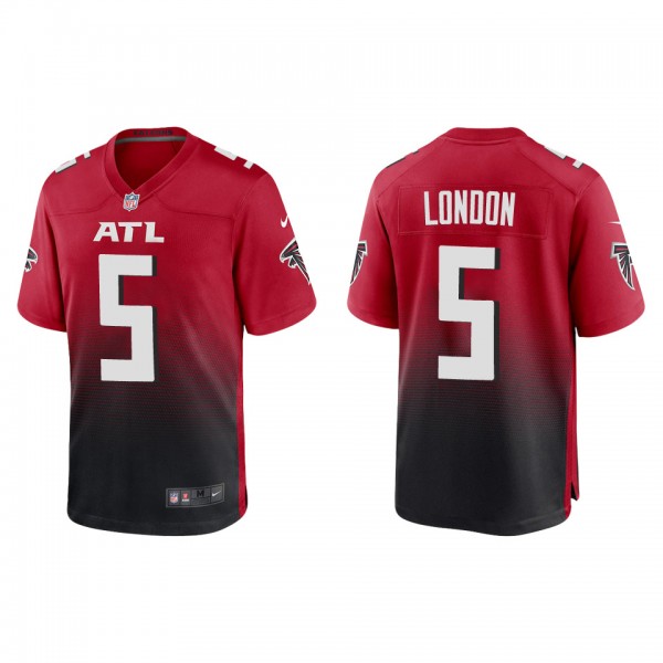 Men's Atlanta Falcons Drake London Red 2022 NFL Dr...