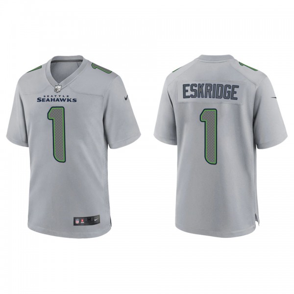 Men's D'Wayne Eskridge Seattle Seahawks Gray Atmos...