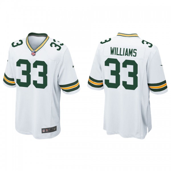 Men's Evan Williams Green Bay Packers White Game Jersey