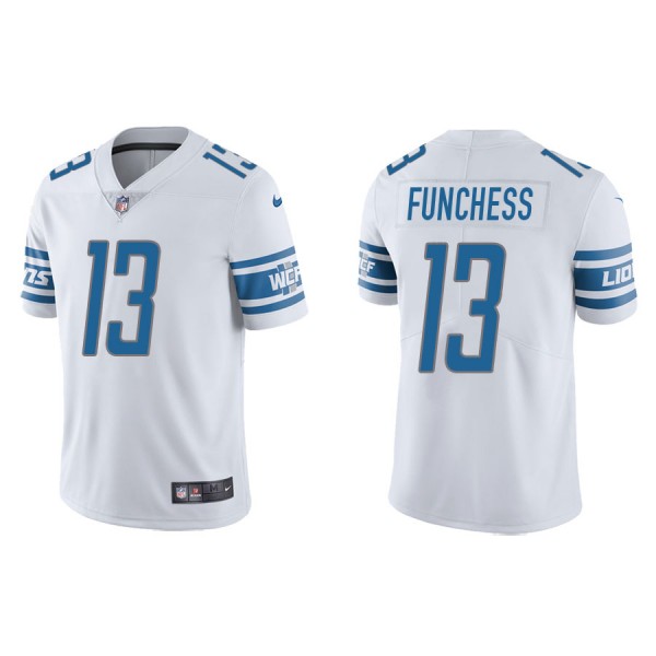 Funchess Lions White Vapor Limited Jersey