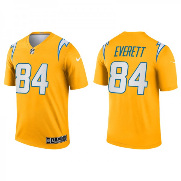 Men's Los Angeles Chargers Gerald Everett Gold Inv...