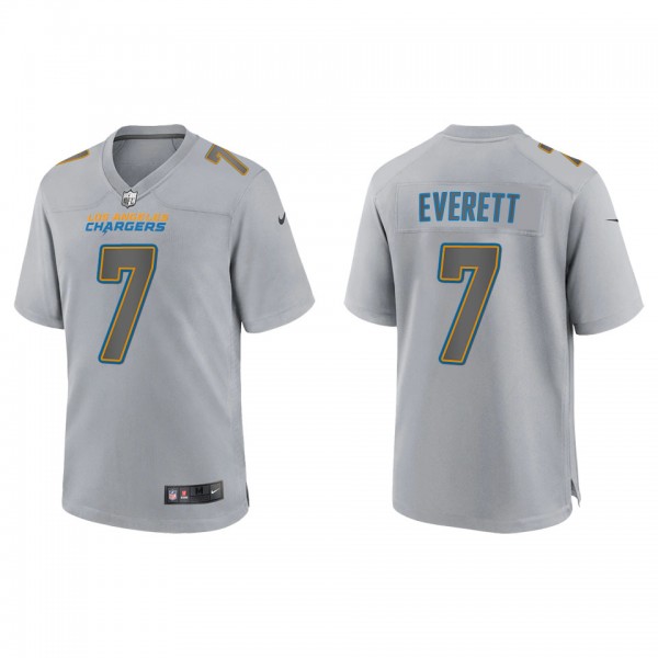 Men's Gerald Everett Los Angeles Chargers Gray Atm...