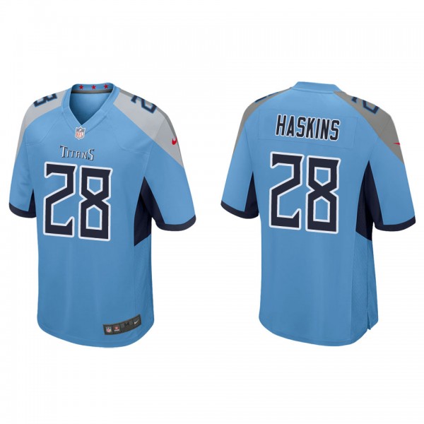 Men's Tennessee Titans Hassan Haskins Light Blue G...