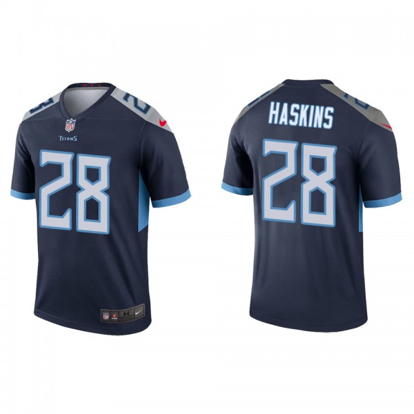 Men's Tennessee Titans Hassan Haskins Navy Legend ...