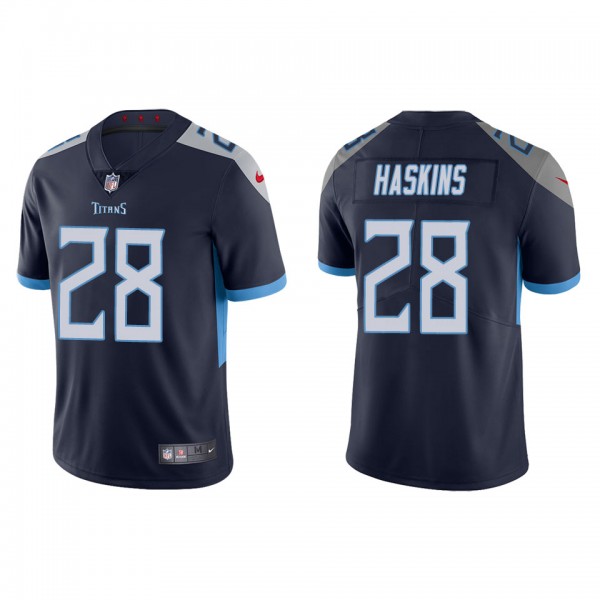 Men's Tennessee Titans Hassan Haskins Navy Vapor L...