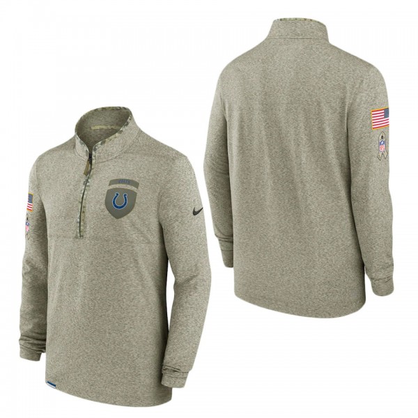 Men's Indianapolis Colts Olive 2022 Salute to Serv...