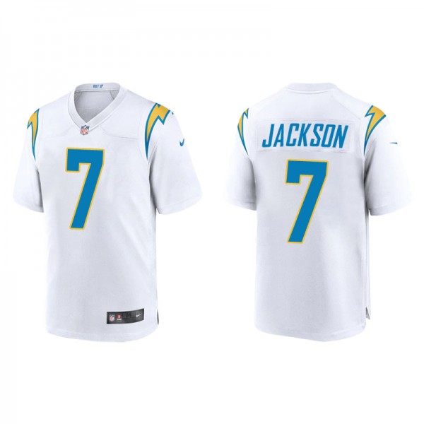Men's Los Angeles Chargers J.C. Jackson White Game...