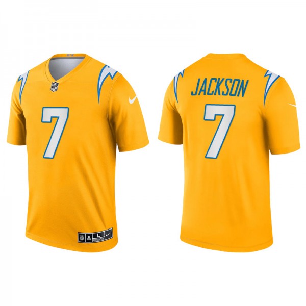 Men's Los Angeles Chargers J.C. Jackson Gold Inverted Legend Jersey