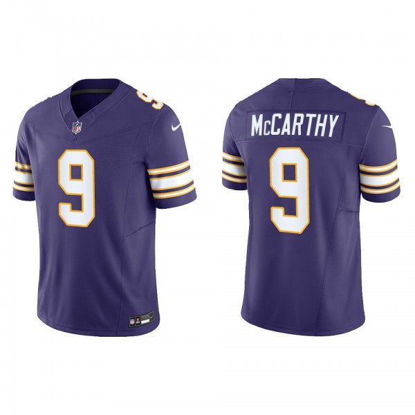 Men's J.J. McCarthy Minnesota Vikings Purple Class...
